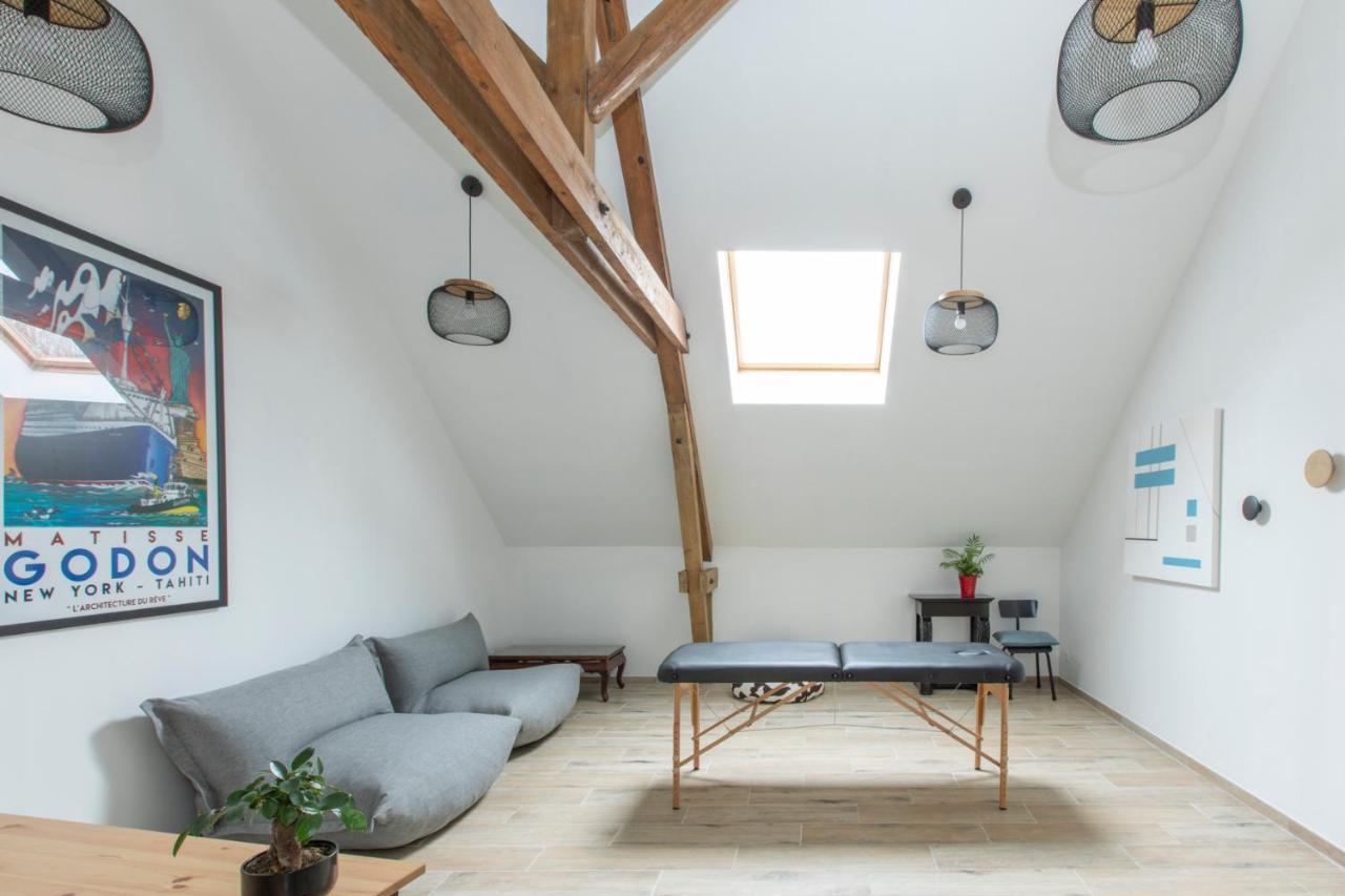 Aux Petits Lapins de Sorval, sauna privé, fitness Selvigny Exterior foto