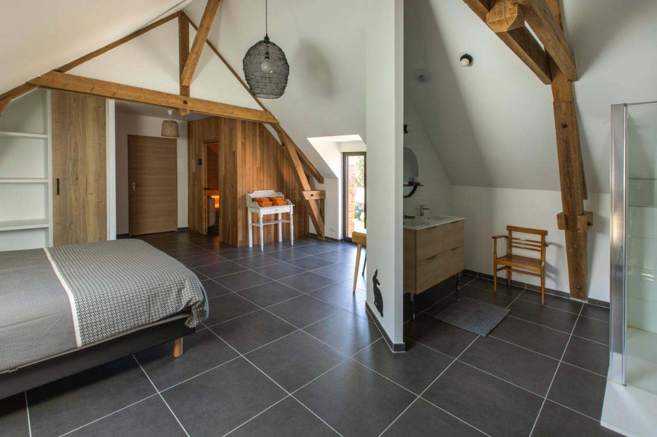 Aux Petits Lapins de Sorval, sauna privé, fitness Selvigny Exterior foto